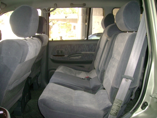 Rear interior